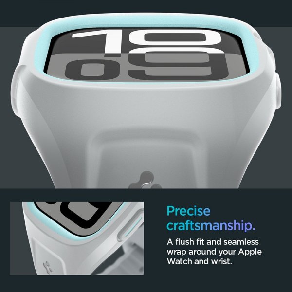 Spigen Apple Watch 46mm (Series 10/11) Skal med Armband Liquid Air Pro Grå