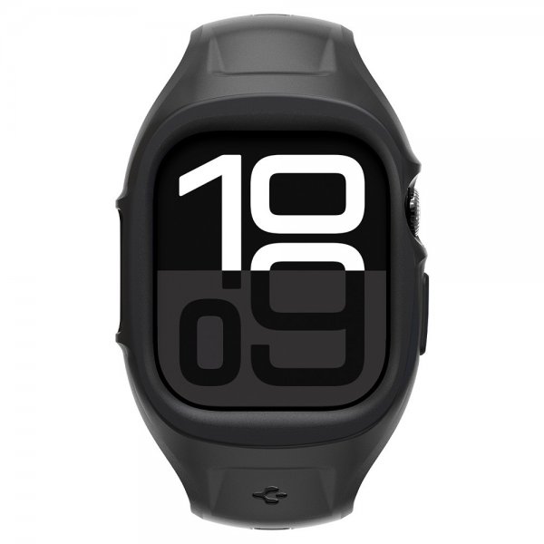 Spigen Apple Watch 46mm (Series 10/11) Skal med Armband Liquid Air Pro Matte Black