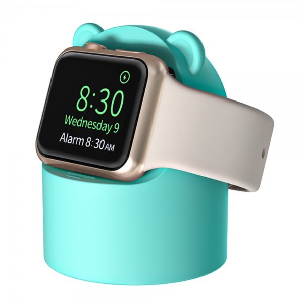 Apple Watch Hållare till Laddare Björn Mintgrön
