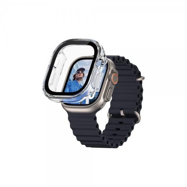 PanzerGlass Apple Watch Ultra 49mm Skal med Skärmskydd Full Body Protection Transparent