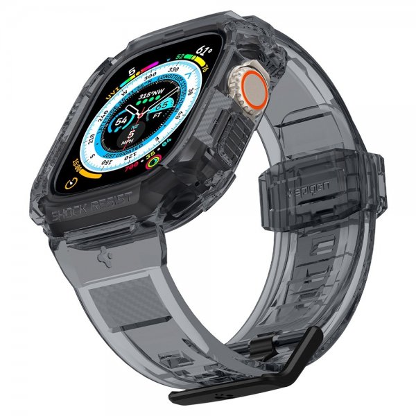 Spigen Apple Watch Ultra 49mm Armband och Skal Rugged Armor Pro Space Crystal
