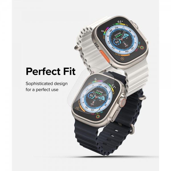Ringke Apple Watch Ultra Skärmskydd Screen Protector Glass 4-pack