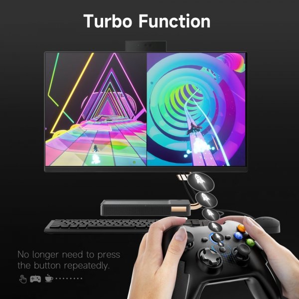 EasySMX Arion 9013 Pro Trådlös Spelkontroll PC/Switch/Phone Svart