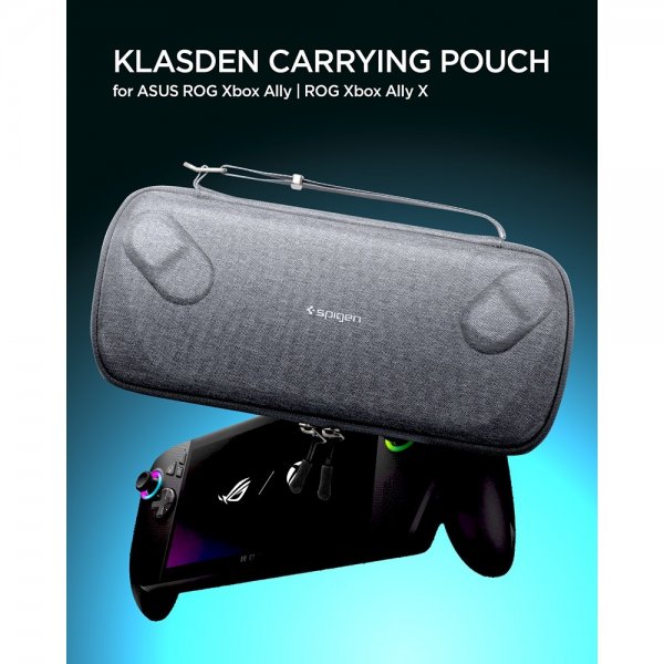 Spigen ASUS ROG Xbox Ally X Fodral Klasden Pouch Charcoal Gray