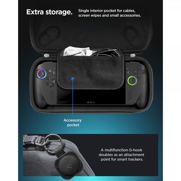 Spigen ASUS ROG Xbox Ally X Fodral Klasden Pouch Charcoal Gray