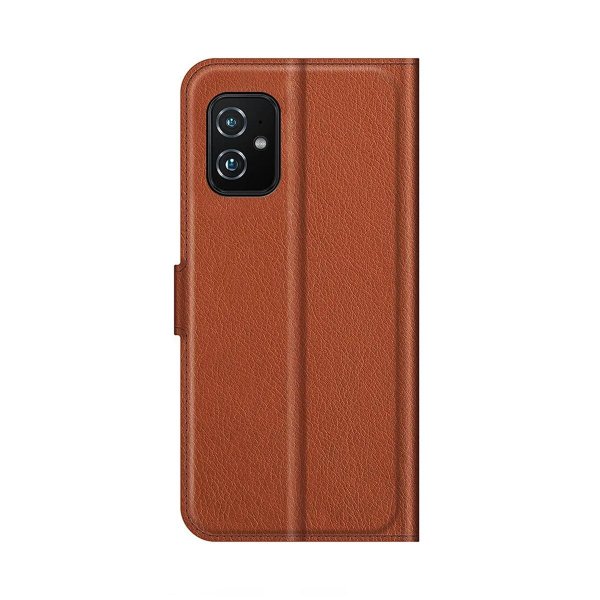 Asus Zenfone 8 Fodral med Stativ Brun