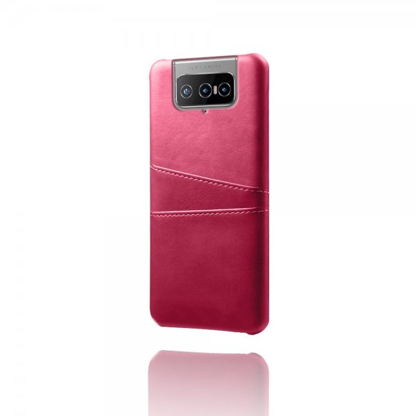 Asus Zenfone 8 Flip Skal Två Kortfack Magenta