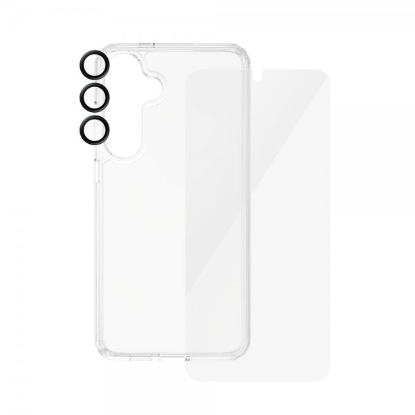 PanzerGlass Samsung Galaxy S24 Plus Skal Skärmskydd Kameraskydd 3-in-1 Bundle Set