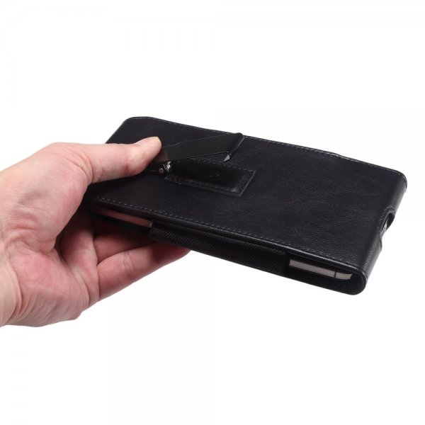 Bältesväska för Mobiltelefon 6.2-6.5" Svart