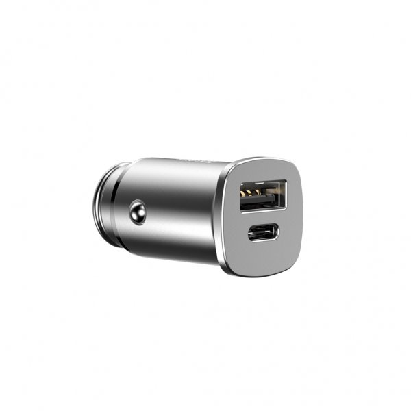 Baseus Billaddare PPS 30W Type-C & USB-A Silver