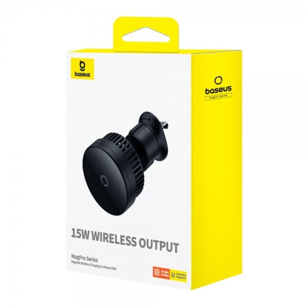 Baseus Bilhållare MagPro Series Magnetic Wireless Charging Car Mount 15W MagSafe