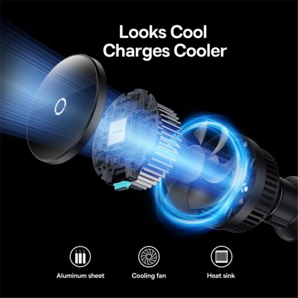 Baseus Bilhållare MagPro Series Magnetic Wireless Charging Car Mount 15W MagSafe