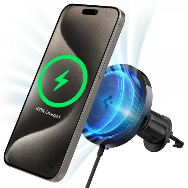Spigen Bilhållare med trådlös laddning OneTap Pro 3 CryoMax MagFit Air Vent Hook