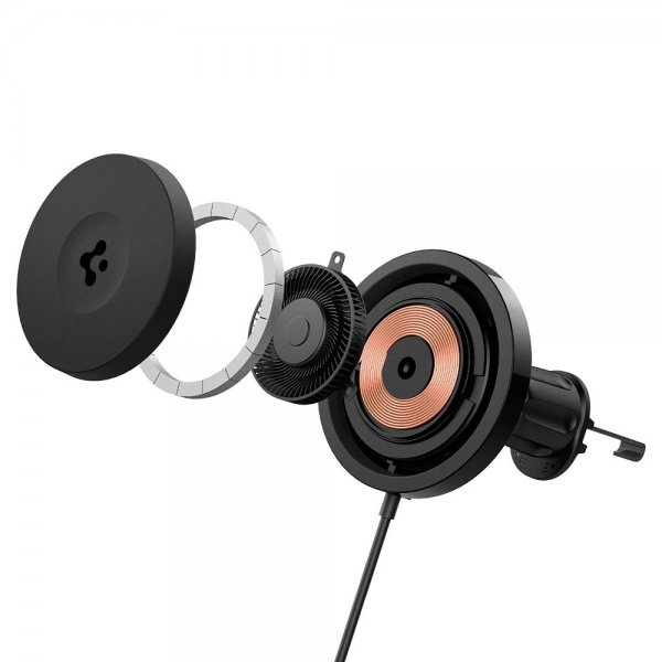 Spigen Bilhållare med trådlös laddning OneTap Pro 3 CryoMax MagFit Air Vent Hook