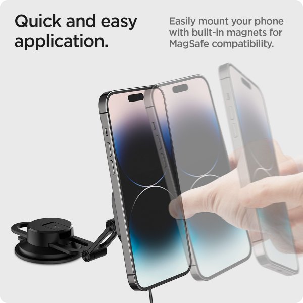 Spigen Bilhållare OneTap Pro 3 Dash MagSafe Car Mount MagFit