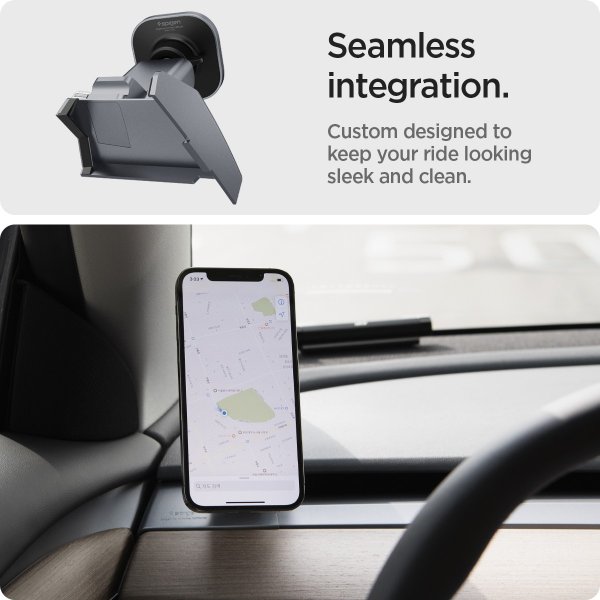Spigen Bilhållare Tesla OneTap MagSafe Dashboard Car Mount MagFit