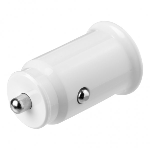 Deltaco Billaddare 12W Dubbla USB-A Vit