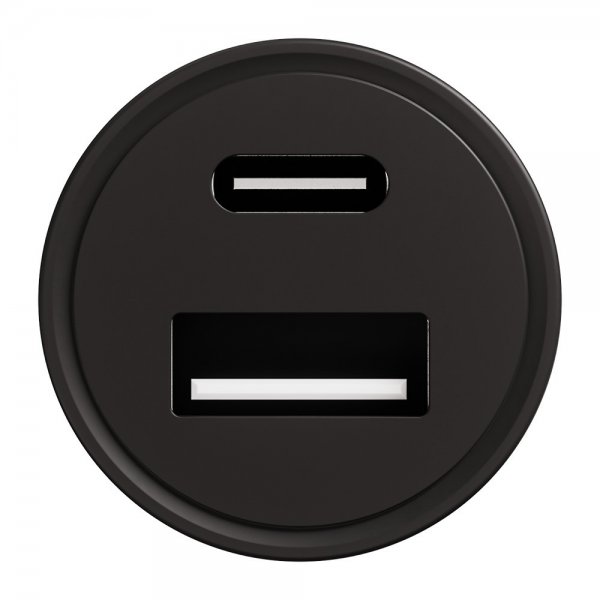X2O Billaddare 30W Dubbel USB-C/USB-A GaN Svart