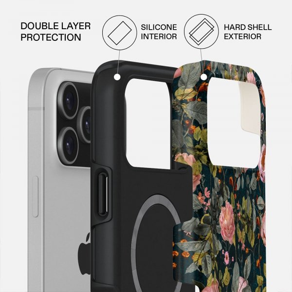 Burga iPhone 17 Pro Max Skal Tough MagSafe Bloomy Garden