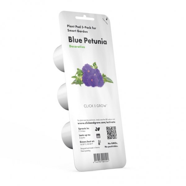 Click and Grow Smart Garden Refill 3-pack - Blå Petunia