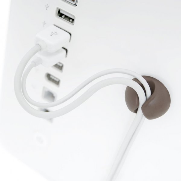 Bluelounge CableDrop Sladdhållare 6-Pack Svart
