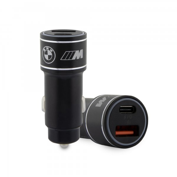 BMW Billaddare M Car Charger USB-A/USB-C PD + QC 3.0 36W