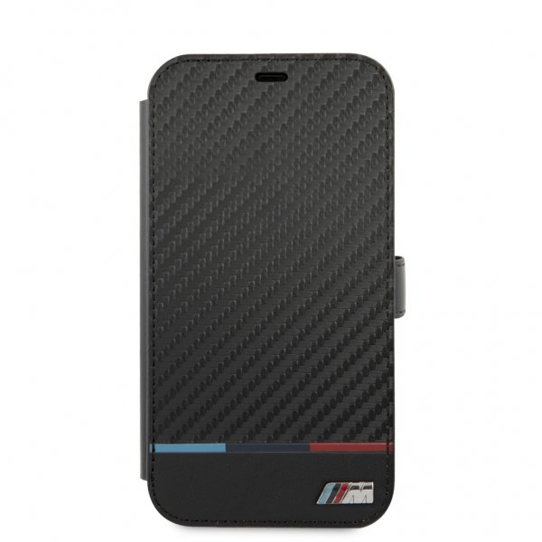 BMW iPhone 13 Pro Max Fodral Tricolor Carbon Effect Svart