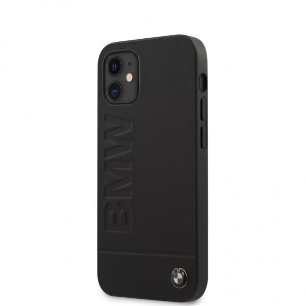 BMW iPhone 12 Mini Skal Logo Graverad Svart
