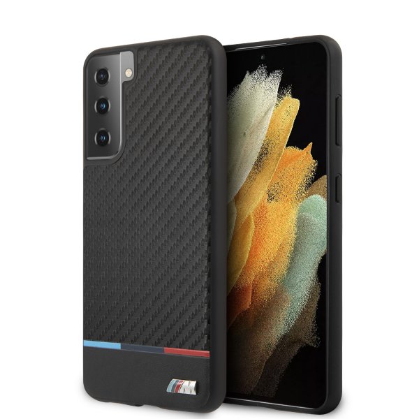 BMW Samsung Galaxy S21 Plus Skal Dynamic Carbon Svart