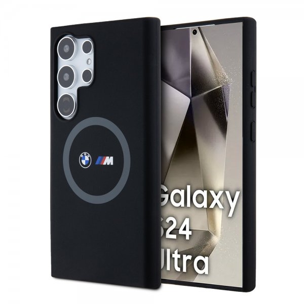 BMW Samsung Galaxy S24 Ultra Skal Printed Logos MagSafe Svart