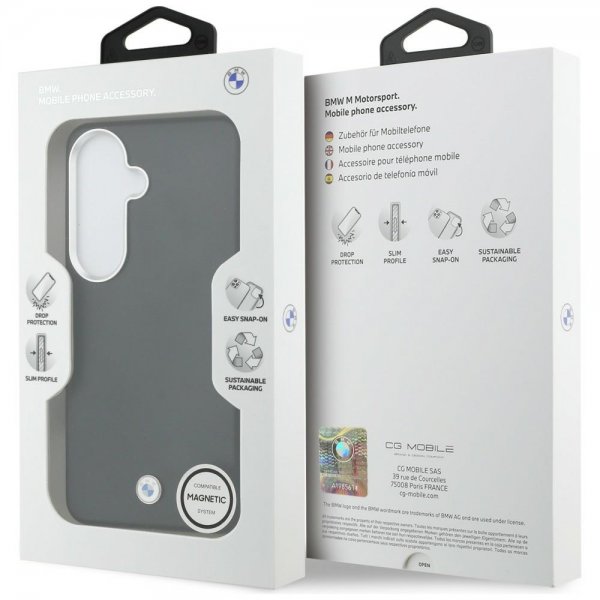 BMW Samsung Galaxy S26 Skal Metal Logo MagSafe Svart