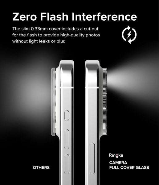 Ringke iPhone 15 Pro Max Kameraskydd Camera Protector Glass 2-pack