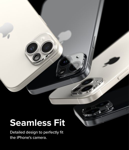 Ringke iPhone 15/iPhone 15 Plus Kameraskydd Camera Protector Glass 2-pack