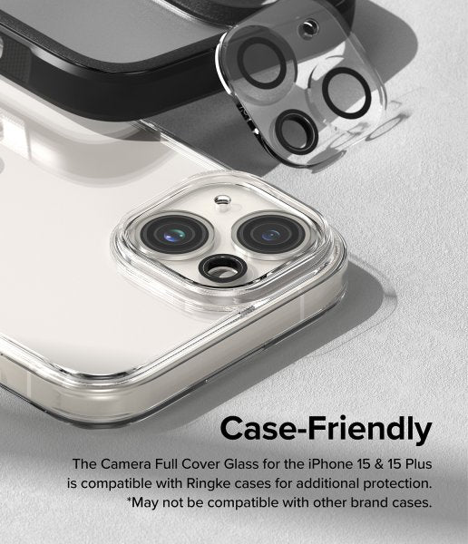 Ringke iPhone 15/iPhone 15 Plus Kameraskydd Camera Protector Glass 2-pack