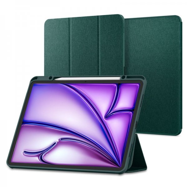 Spigen iPad Pro 13 (M4/M5) Fodral Urban Fit Midnight Green