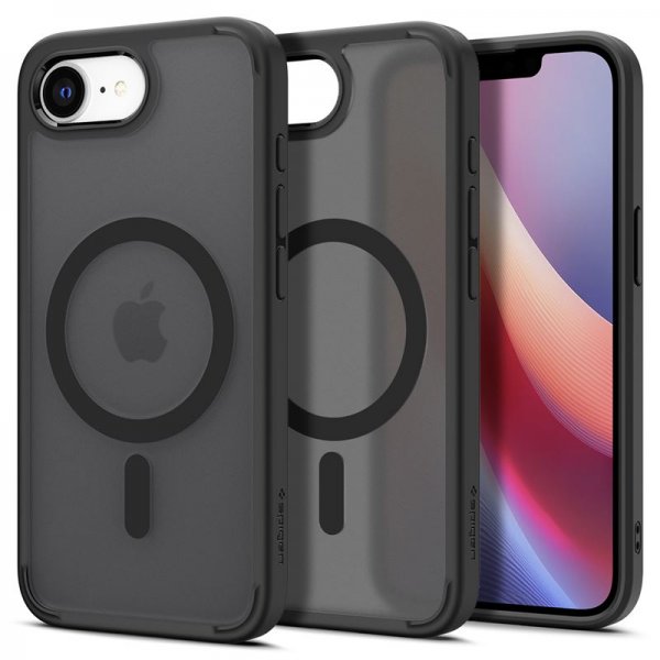 Spigen iPhone 16e/17e Skal Ultra Hybrid MagFit Frost Black