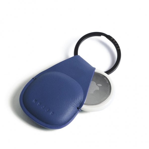 Mujjo Apple AirTag Hållare Canopy Monaco Blue