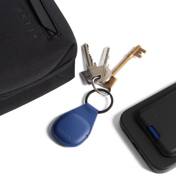 Mujjo Apple AirTag Hållare Canopy Monaco Blue