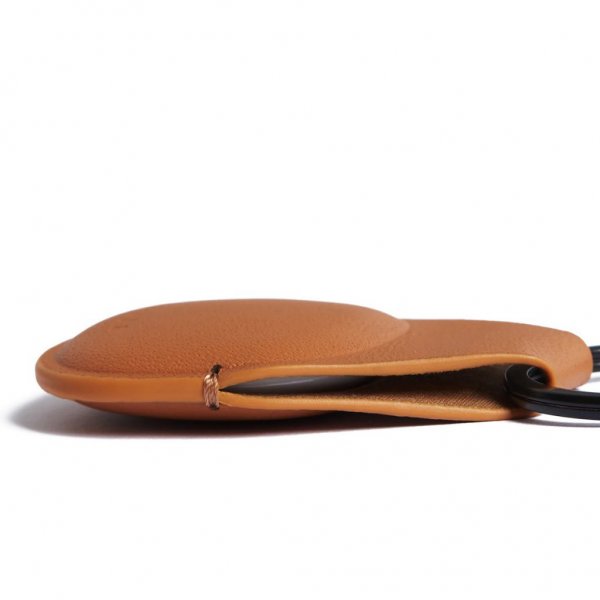 Mujjo Apple AirTag Hållare Canopy Light Tan