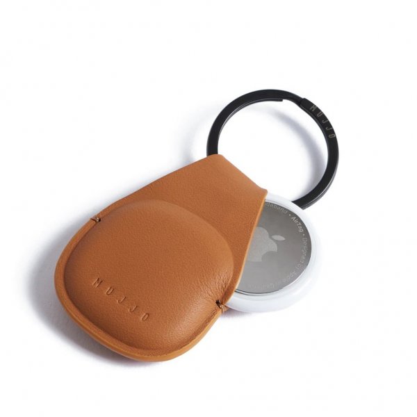 Mujjo Apple AirTag Hållare Canopy Light Tan