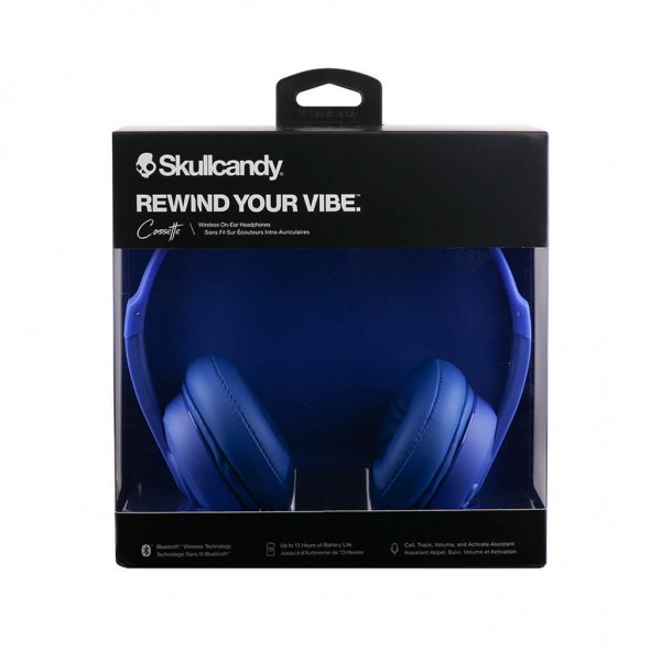 Skullcandy Cassette Hörlurar On-Ear Blå