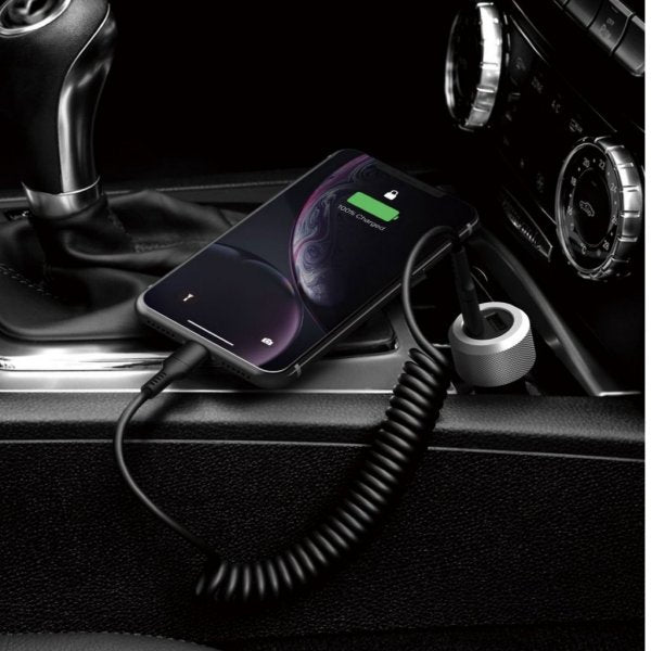 Just Mobile Highway Turbo Silver Svart