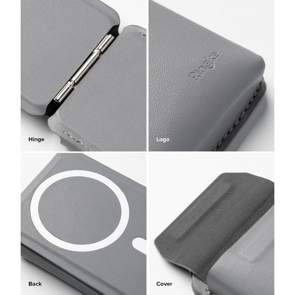 Ringke Korthållare Stand Pocket Magnetic MagSafe Light Gray