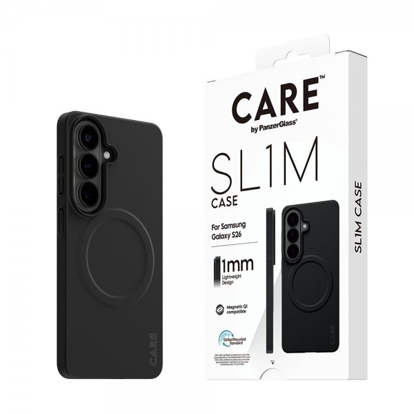 CARE by PanzerGlass Samsung Galaxy S26 Skal SL1M Svart