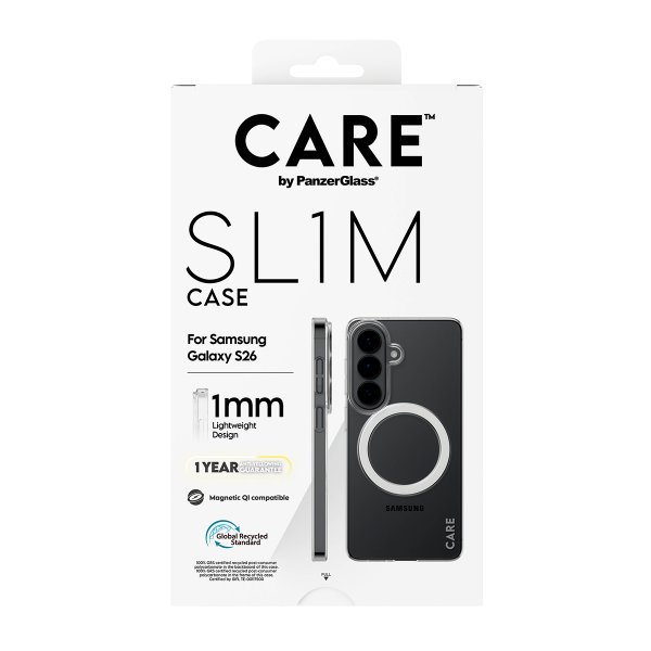 CARE by PanzerGlass Samsung Galaxy S26 Skal SL1M Transparent