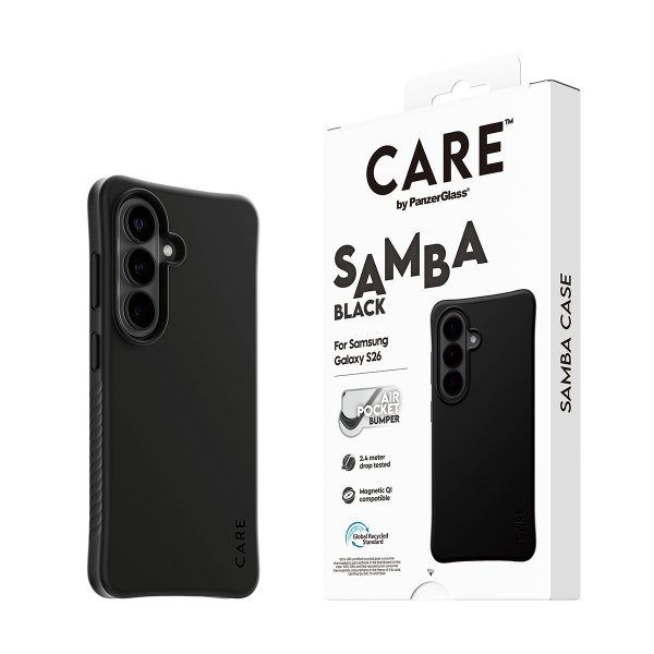 CARE by PanzerGlass Samsung Galaxy S26 Skal Samba MagSafe Svart