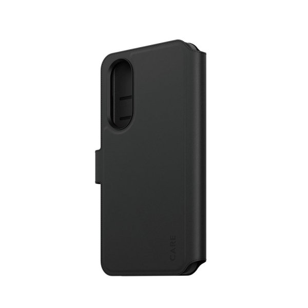 CARE by PanzerGlass Samsung Galaxy S25 Edge Fodral Tango Two-in-One Wallet MagSafe Svart
