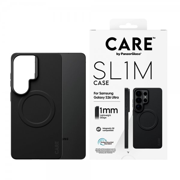 CARE by PanzerGlass Samsung Galaxy S26 Ultra Skal SL1M Svart