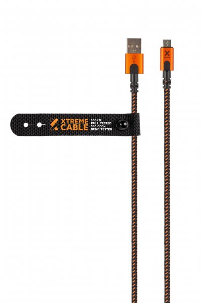 Xtorm Xtreme USB-A to Micro USB Kabel 1.5m Svart Orange