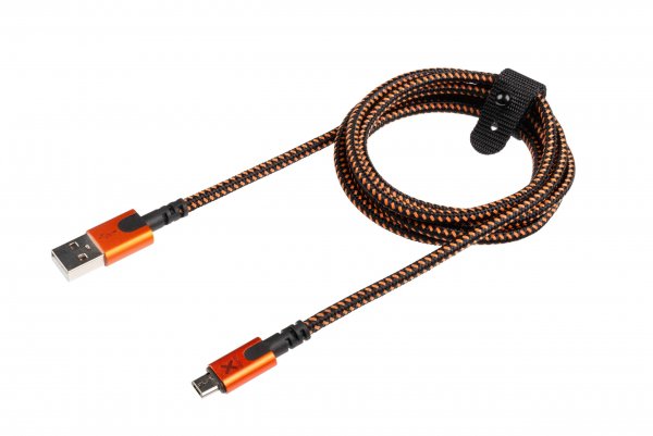 Xtorm Xtreme USB-A to Micro USB Kabel 1.5m Svart Orange